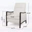 Fauteuil inclinable en tissu de style moderne du milieu du siècle avec coussin d'assise plus épais et fonction de rétraction pour un confort optimal-991030769