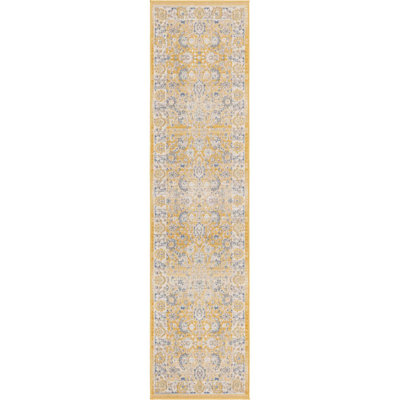 Tapis oriental toscan jaune Xion