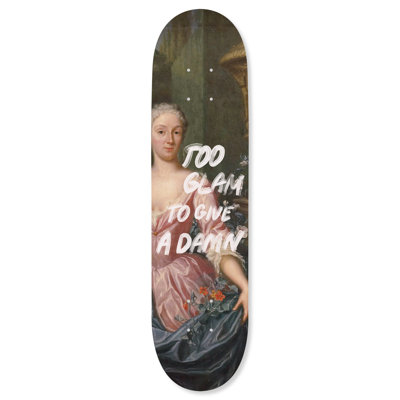 Notoriart Modern Typography Acrylic Wall Art, 1 pc 8" x 32", Skateboard
