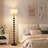 63'' Floor Lamp with Dimmable Bulb and Remote Control