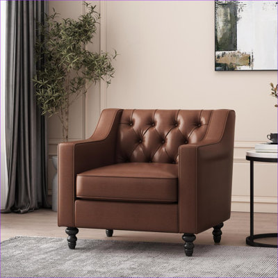 Fauteuil club d'appoint rembourré | Siège simple pour adultes | Plusieurs options de couleurs pour le salon, la chambre à coucher et les petits espaces