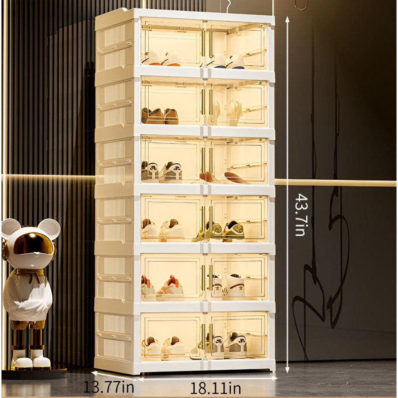 Range-chaussures pliable, Range-chaussures transparent