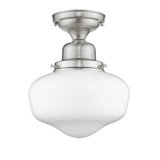 Alberga Glass Semi Flush Mount