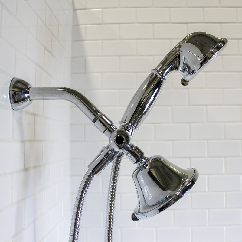 Chelsea Anystream 2.5 GPM  Massage/Jet Handheld Shower Head with Self Cleaning, Polished Chrome