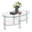 Siguna Glass Top Coffee Table-1185364400