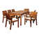 Sonlin Rectangular Eucalyptus Outdoor Dining Table