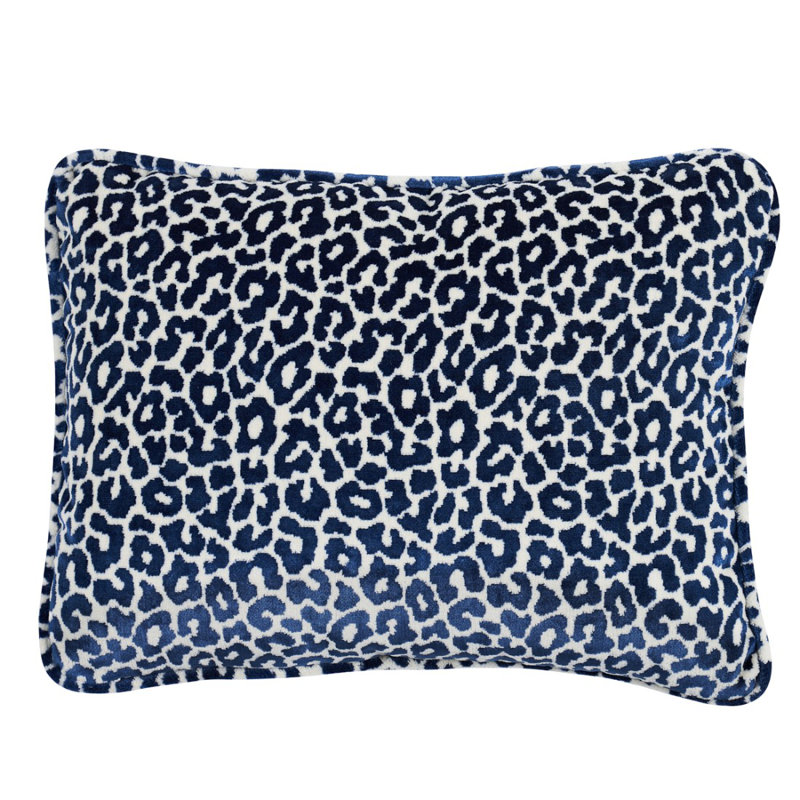 Schumacher x Timothy Corrigan Madeleine Velvet Pillow, 18'' x 12''