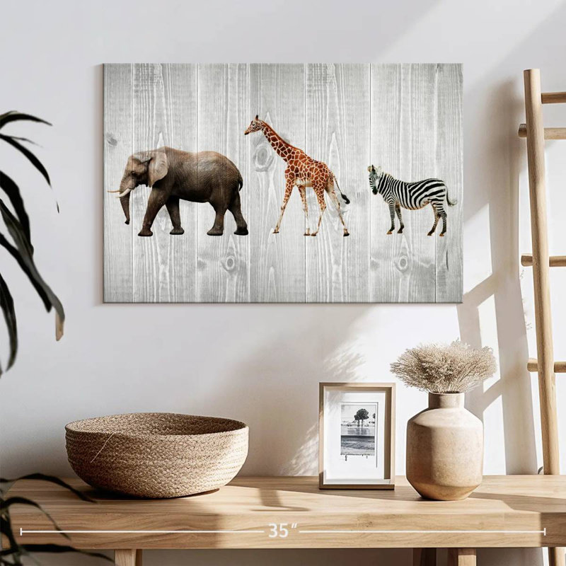 Safari en bois Crowle, H 16 po x l 24 po