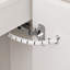 120cm White Arched Bathroom Mirror Cabinet, Wall Mounted, 3-Colour Dimmable LED