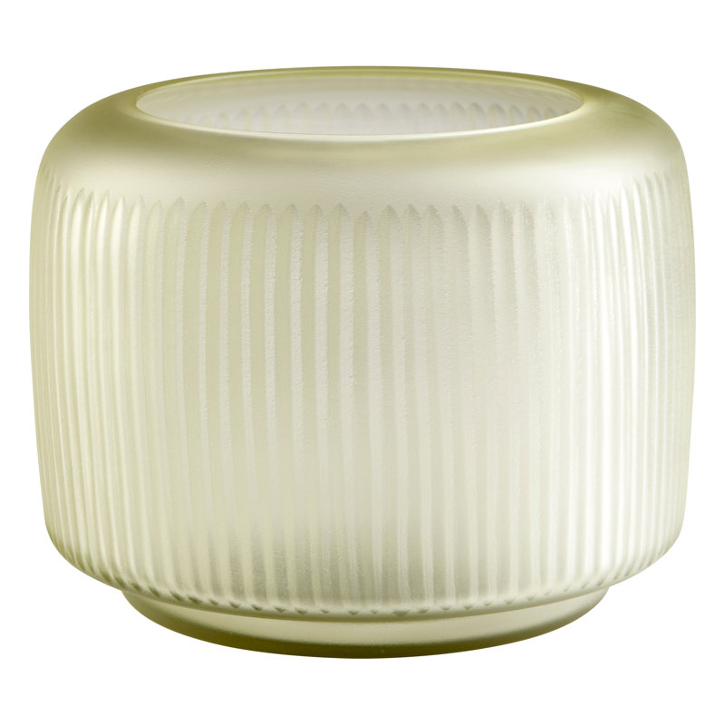 Sorrel Glass Table Vase, 7.25" H x 9.5" W x 9.5" D