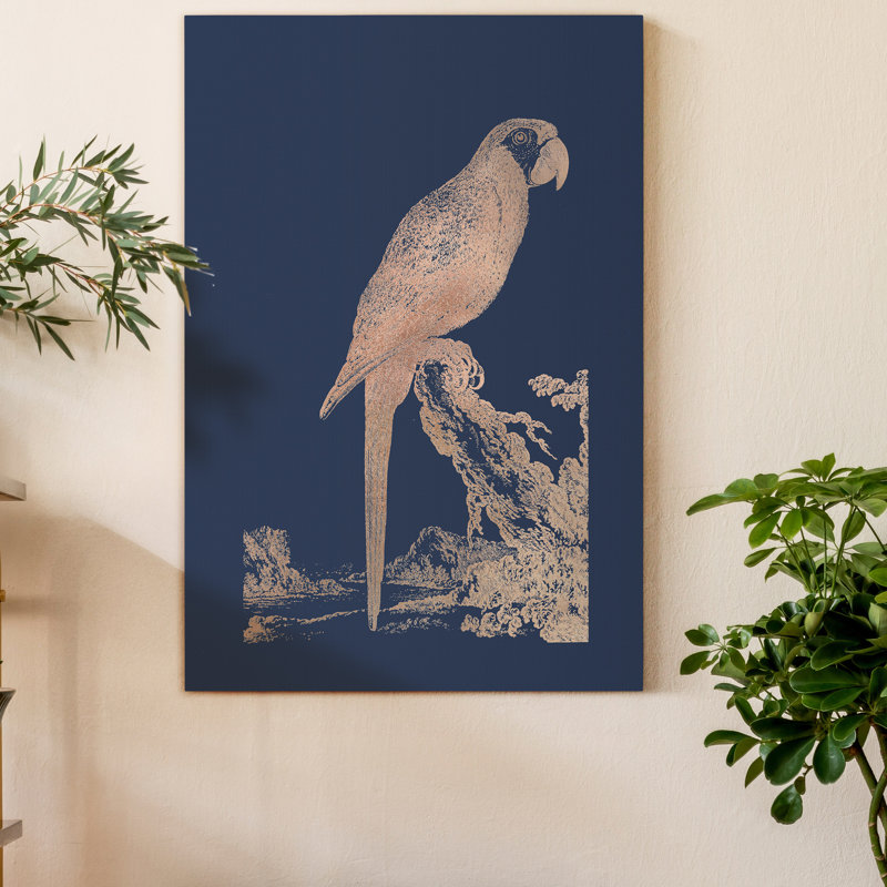 «Parrot», reproduction d'art sur toile, H 48 po x l 32 po x P 1 po