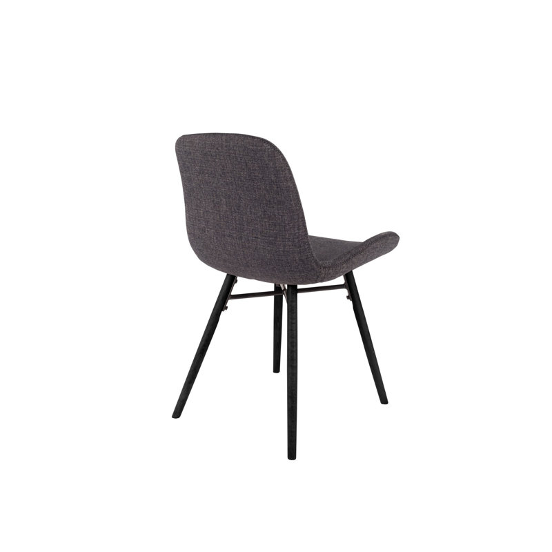 Upholstered Dining Chair, Light Gray