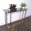 Adetutu 400cm Glass Top Console Table