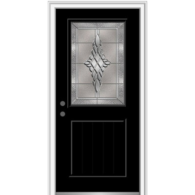 Grace 80'' Fiberglass Front Entry Doors