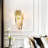 Wall Crystal Sconce Light Wall Mounted Lamp Lighting Gold Frame