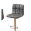 Tabouret de bar pivotant réglable en similicuir, ensemble de 2-1808536487