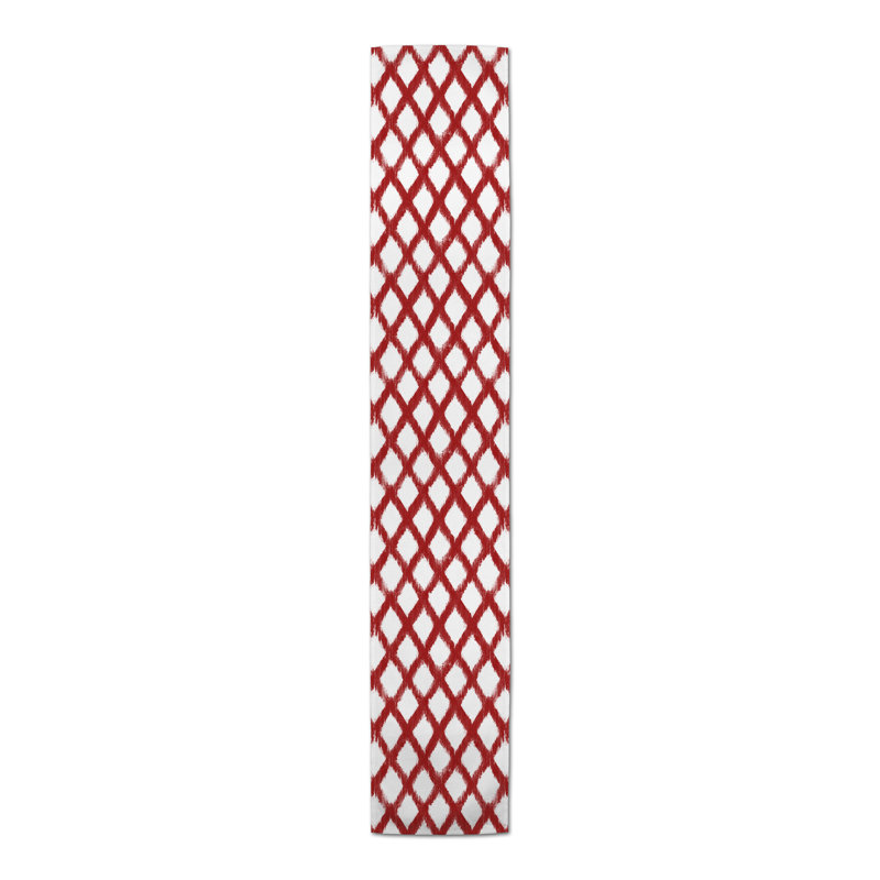 Chemin de table Carlvin, 72 po x 16 po, Rouge
