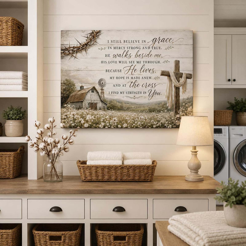 1 Piece Wrapped Canvas Wall Art