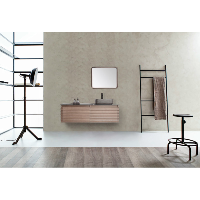 Vela Mirror, 35.5" x 23.5", Chestnut Oak