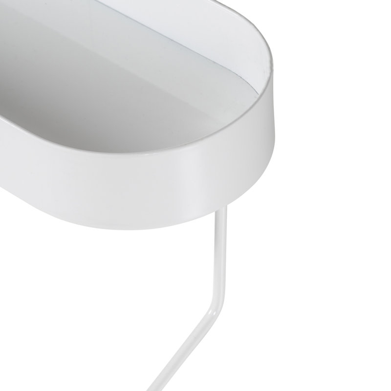 Étagère de salle de bain murale avec barre à serviettes