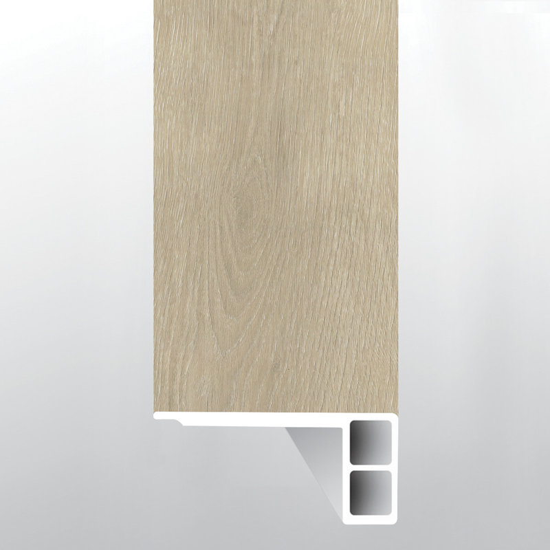 Willowleaf - T 0,39 po x L 94,71 po x l 4,48 po avec moulure en vinyle de luxe, Feuille de saule