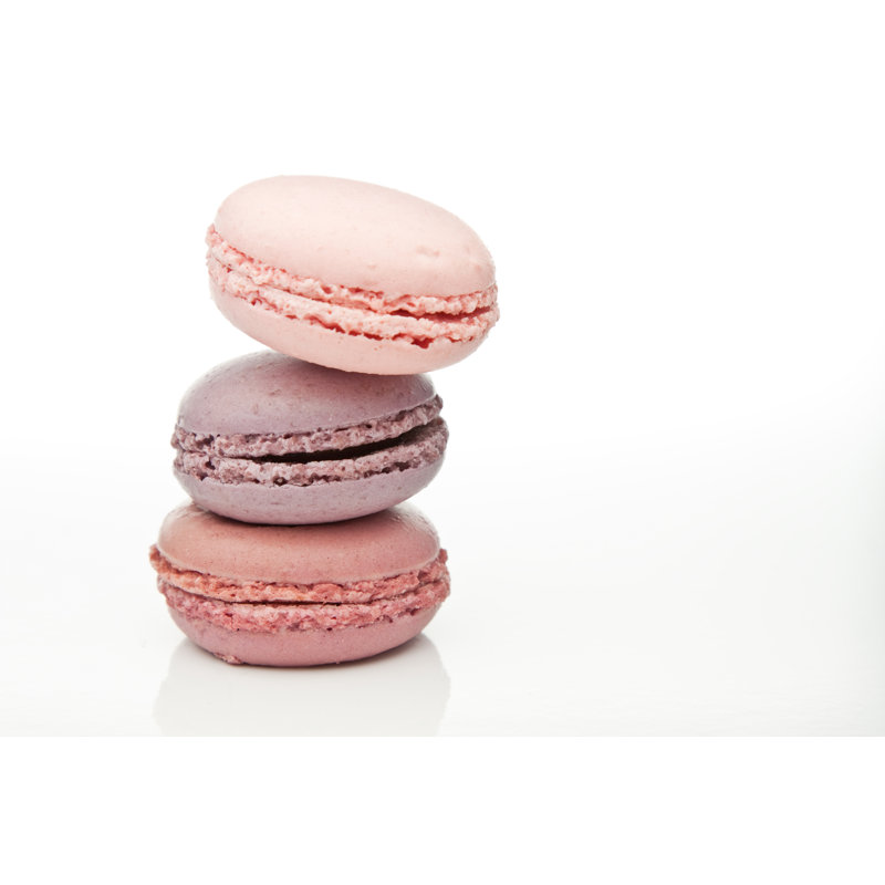 Pink Macaroons by Slallison - Wrapped Canvas Print, 30cm H x 46cm W x 3.8cm D