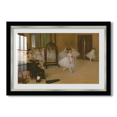 La classe de la danse, c. 1870 - Edgar Degas - Toile encadrée sur mesure