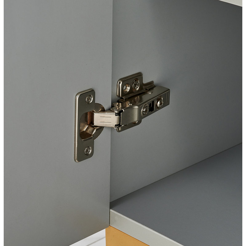 Ensemble de meuble-lavabo simple autoportant 30 po Modern, Gris