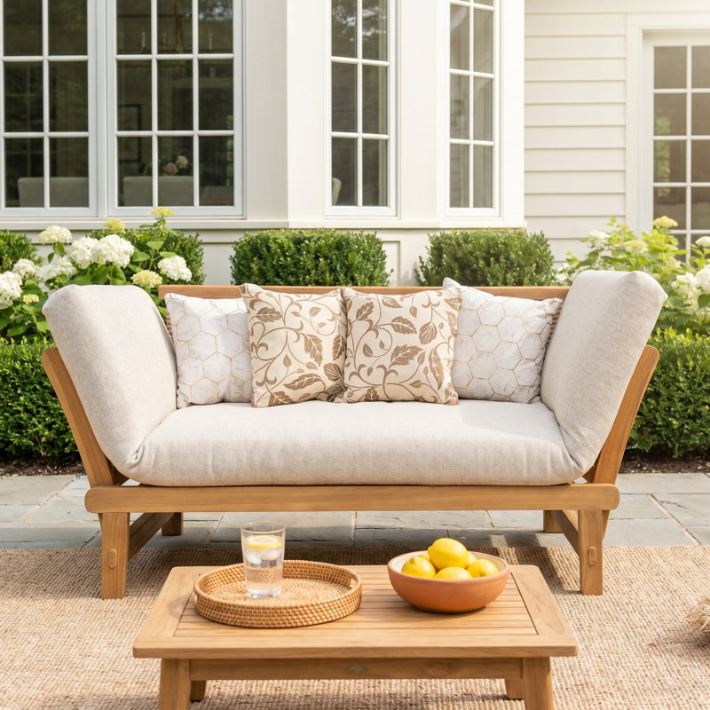 Fumero Teak Patio Daybed