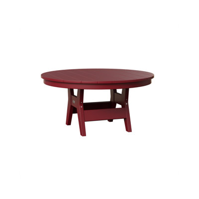 Table de conversation ronde rouge écarlate de 38 po Berlin Gardens Harbour