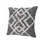 Modern Geometric Motif Tufted Woven 100% Cotton Decorative Throw Pillow-2121965716
