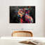 Vache abstraite sur toile-200053780