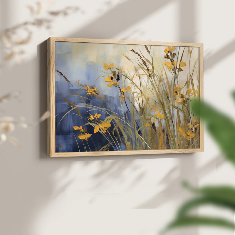 Floral Series-CXL -Framed Print - Restickable, 8" H x 10" W, Natural