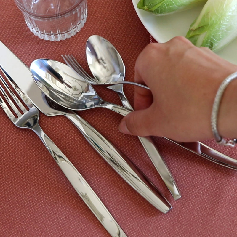 Ensemble de couverts 20 pièces Lance, service pour 4, Poli