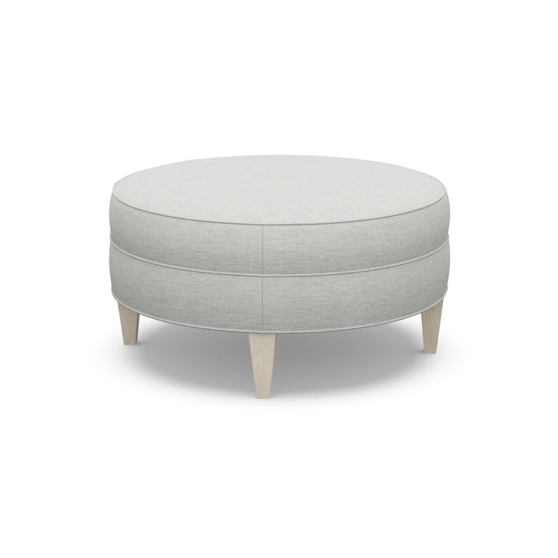 Round Ottoman, 8938-45, Sandstone