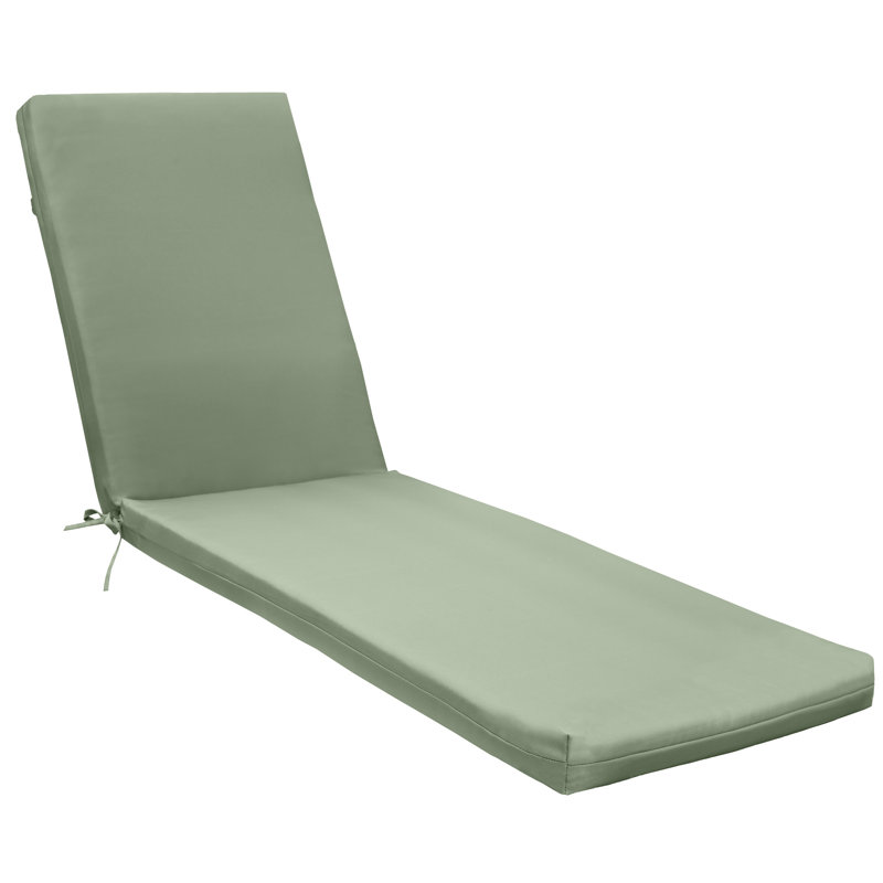 Coussin d'extérieur en oléfine texturé pour l'extérieur 22 x 73, Vert