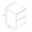 Delancey 30cm W Manufactured Wood Bedside Table-1165044167