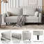 2 Seater Linen Loveseat-1580937629