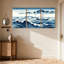 Ensemble de 3 impressions sur toile Blue Waves-1268419595
