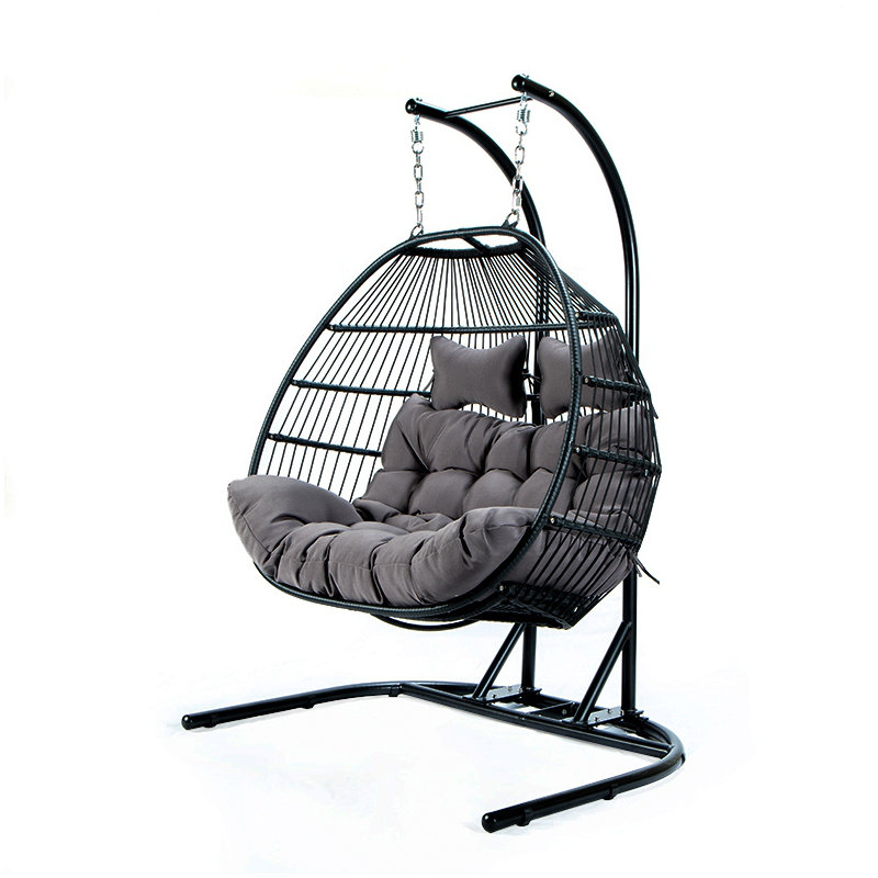 FAUTEUIL DOUBLE PLIABLE ET PLIABLE AVEC COUSSIN