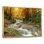 Forêt, cascade, arbres jaunes - reproduction de photo-1185076754-1159866416-1113129283