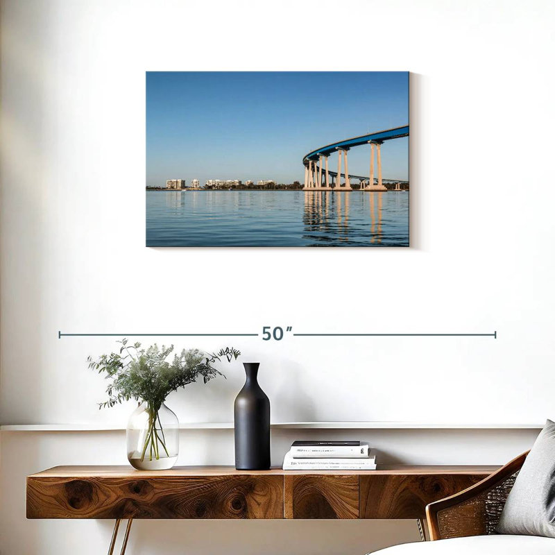Lilie Curvy Coronado Bridge, 20" H x 30" W
