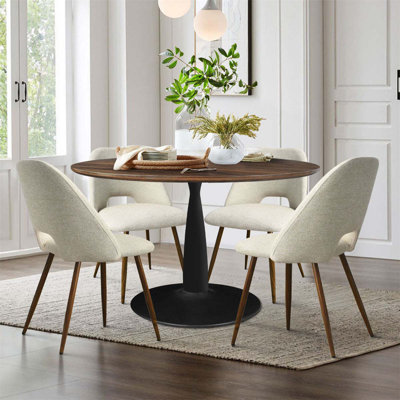 Aunnika 4 - Person Pedestal Dining Set