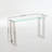 Modern Glass Top CONSOLE TABLE