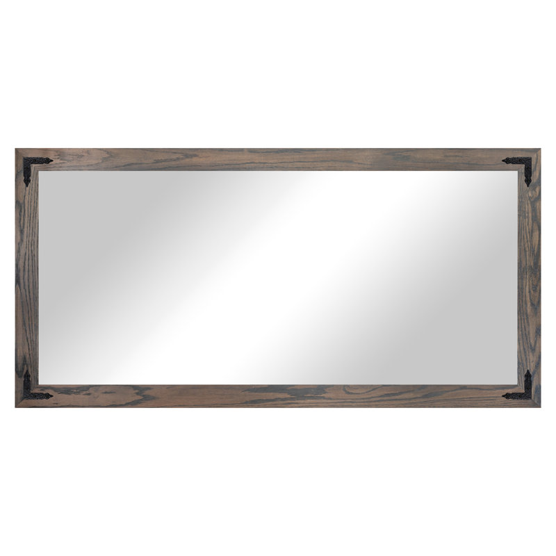 Miroir Gracie Oaks, 70 po x 33 po, Gris carbone