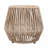 Acacia Wood Side Table with Rope Base-51434033