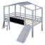 Lit mezzanine simple avec échelle et glissade