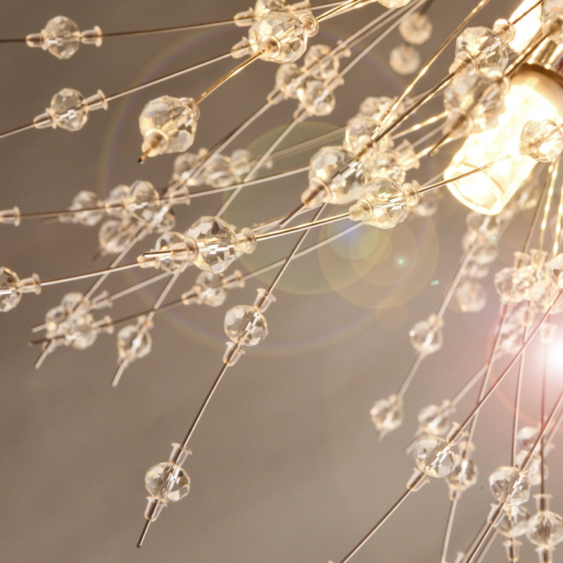 12 - Light Sputnik Chandelier, Chrome