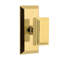 Grandeur Fifth Avenue Short Plate Privacy with Carré Door Knob-1045603898-1045603902