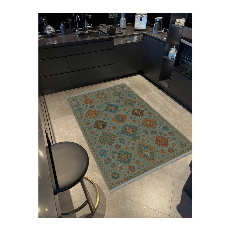 Tapis tissé à la crème Mosso, 6 pi 7 po x 9 pi 10 po